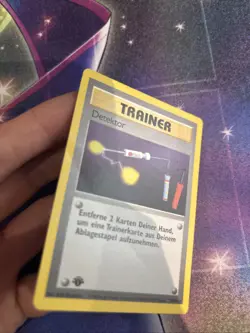 (VP) German Item Finder 74/102 Rare Base Set Pokemon Card MP (creased) - Image 3
