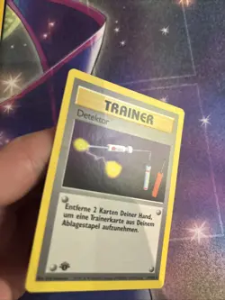 (VP) German Item Finder 74/102 Rare Base Set Pokemon Card MP (creased) - Image 5
