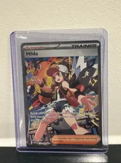 Hilda 171 SAR White Flare Holo Pokemon Card Full Art English PACK FRESH - Image 1