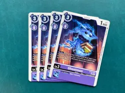 Impmon BT20-061 Playset Special Booster 2.5 Digimon Card Game x4 - Image 1