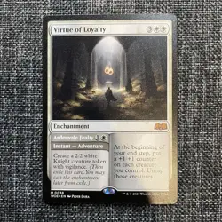 Virtue of Loyalty/Ardenvale Fealty #38 WOE MTG ⭐ Near Mint - Image 1