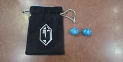 Final Fantasy Mtg Promo Felt Bag With Pre-Release Blue Crystal x2 - Image 1