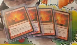 Mtg PYRETIC RITUAL x4 NM Playset M11 163/249 -Argo- - Image 1