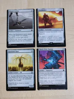 MTG Misprint EDH Artifacts x12 Miscut - Image 2