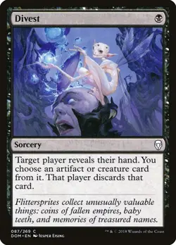 [MTG] Divest (Foil) (087) (DOM) LP-HP - Image 1