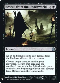 [MTG] Rescue from the Underworld (Foil) (THS-102) (PLST) LP-HP - Image 1