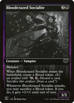 [MTG] Bloodcrazed Socialite (363) (DBL) LP-HP - Image 1