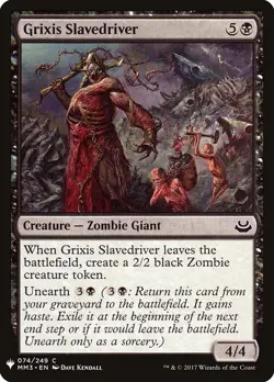 [MTG] Grixis Slavedriver (MM3-74) (PLST) LP-HP - Image 1