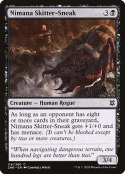 [MTG] Nimana Skitter-Sneak (Foil) (116) (ZNR) LP-HP - Image 1