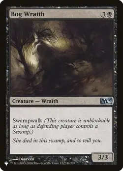[MTG] Bog Wraith (M10-86) (PLST) LP-HP - Image 1