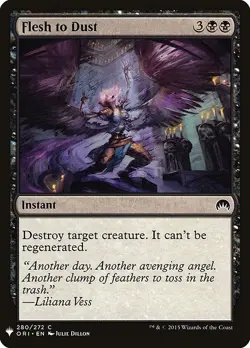 [MTG] Flesh to Dust (ORI-280) (PLST) LP-HP - Image 1