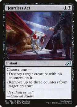 [MTG] Heartless Act (Foil) (091) (IKO) LP-HP - Image 1