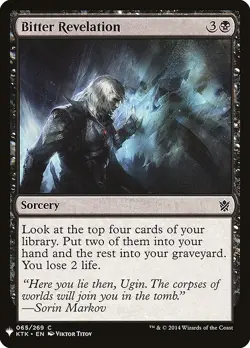 [MTG] Bitter Revelation (KTK-65) (PLST) LP-HP - Image 1