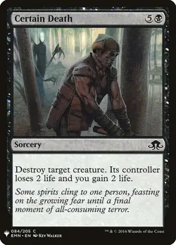 [MTG] Certain Death (EMN-84) (PLST) LP-HP - Image 1