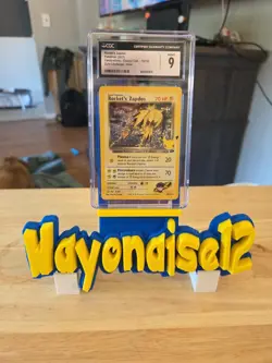 Rocket's Zapdos 15/132 Celebrations: Classic Collection Holo CGC 9 Pokemon TCG - Image 1