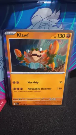 Klawf 122/198 Sv01: Scarlet & Violet Base Set Holo Pokemon Tcg - Image 1