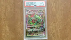 PSA 10 Rayquaza VMAX 111/203 Pokemon Evolving Skies Full Art 2021 SWSH GEM MINT - Image 1