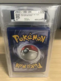 2002 Pokemon Expedition Tyranitar Box Topper PSA 9 - Image 4