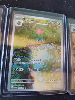 Pokemon 151 Venusaur 198/165 Ivysaur 167/165 Bulbasaur 166/165 TCG Foil Cards - Image 3