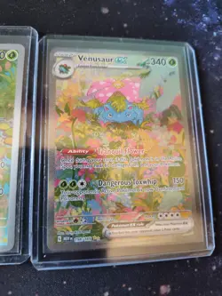 Pokemon 151 Venusaur 198/165 Ivysaur 167/165 Bulbasaur 166/165 TCG Foil Cards - Image 4
