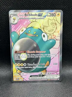 Iono’s Bellibolt 194 PROMO HOLO FOIL Journey Together Pokemon Black Star English - Image 1