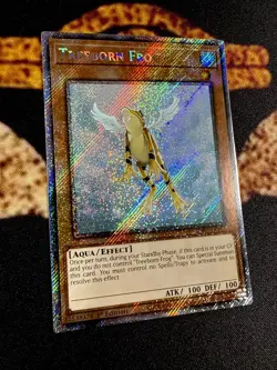 YUGIOH • TREEBORN FROG • PLATINUM SECRET RARE • RA03-EN161 • 1st EDITION • NM - Image 4