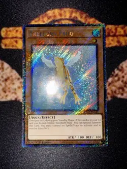 YUGIOH • TREEBORN FROG • PLATINUM SECRET RARE • RA03-EN161 • 1st EDITION • NM - Image 5