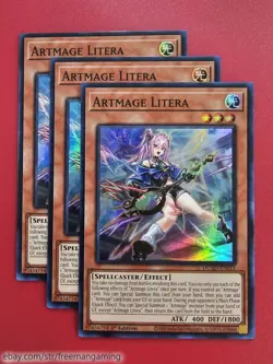 Yugioh Artmage Deck Core Set 18 card DUAD Litera Power Patron Theorealize - Image 2