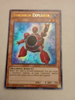 Yugioh Synchron Explorer LC5D-EN017 Ultra Rare 1st Ed NM Legendary Collection 5D - Image 1