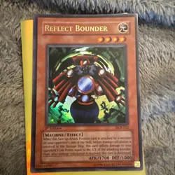 1st Edition REFLECT BOUNDER 1996 DCR-012 YUGIOH CARD (LP/MP) - Image 1