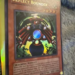 1st Edition REFLECT BOUNDER 1996 DCR-012 YUGIOH CARD (LP/MP) - Image 3
