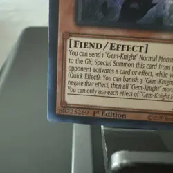 Yugioh Gem-Knight Hollowcore BLMM-EN022 Secret Rare 1st Ed Near Mint - Image 4