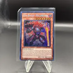 Yugioh Gem-Knight Hollowcore BLMM-EN022 Secret Rare 1st Ed Near Mint - Image 1
