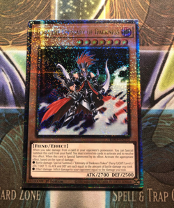 * GORZ THE EMISSARY OF DARKNESS * QUARTER CENTURY SECRET RARE RA03-EN210 YUGIOH! - Image 1