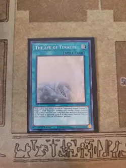 YUGIOH THE EYE OF TIMAEUS GFP2-EN183 GHOST RARE 1ST ED NM - Image 1