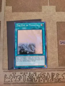 YUGIOH THE EYE OF TIMAEUS GFP2-EN183 GHOST RARE 1ST ED NM - Image 2