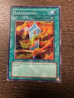 Yugioh Tcg Salamanders DDS-006 Secret Rare LP - Image 1