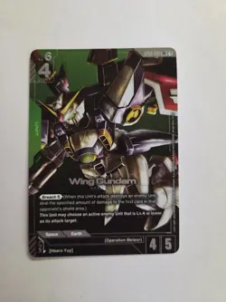 Wing Gundam Alternate Art Foil - ST02-001 LR+ NM - Gundam TCG Card Game - Image 1