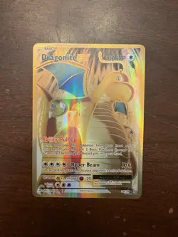 Pokemon TCG Dragonite-EX Evolutions Full Art Holo Card 106/108 - Image 1