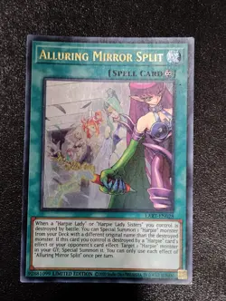 Yu-Gi-Oh Card TCG Alluring Mirror Split LART-EN028 Ultra Rare Near Mint Lost Art - Image 1
