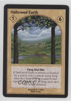 1995 Shadowfist Collectible Card Game Standard Hallowed Earth 0e3 - Image 1