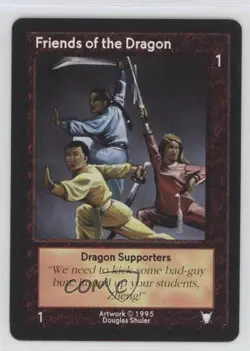 1995 Shadowfist Collectible Card Game Standard Friends of the Dragon 0e3 - Image 1