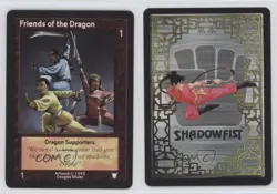 1995 Shadowfist Collectible Card Game Standard Friends of the Dragon 0e3 - Image 3
