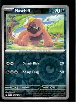 Pokemon Maschiff 142/193 Paldea Evolved Revers Holo Common 4 Card Lot LP - Image 1