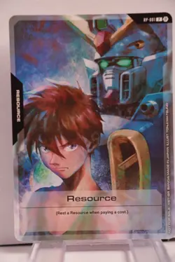 [AX 2025] Gundam Card Game Heero Yuy Wing Gundam Resource Promo English NONFOIL - Image 1