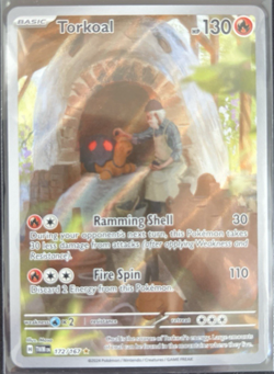 Pokemon Card Torkoal 172/167 Twilight Masquerade Illustration Rare NM/M - Image 1