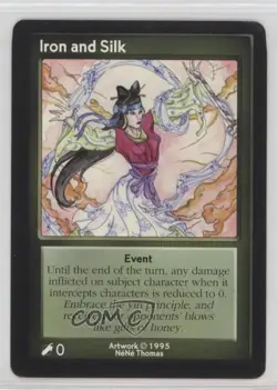 1995 Shadowfist Collectible Card Game Standard Iron and Silk 0e3 - Image 1