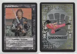 1995 Shadowfist Collectible Card Game Standard Dump Warrior 0e3 - Image 3