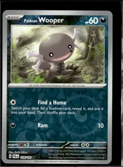 Pokemon Paldean Wooper 128/193 Paldea Evolved Revers Holo Common 4 Card Lot LP - Image 1