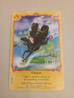 Bella Sara Royalty Ebenos 14/55 Prince Of Herd Airistos Regular Horse Card - Image 1